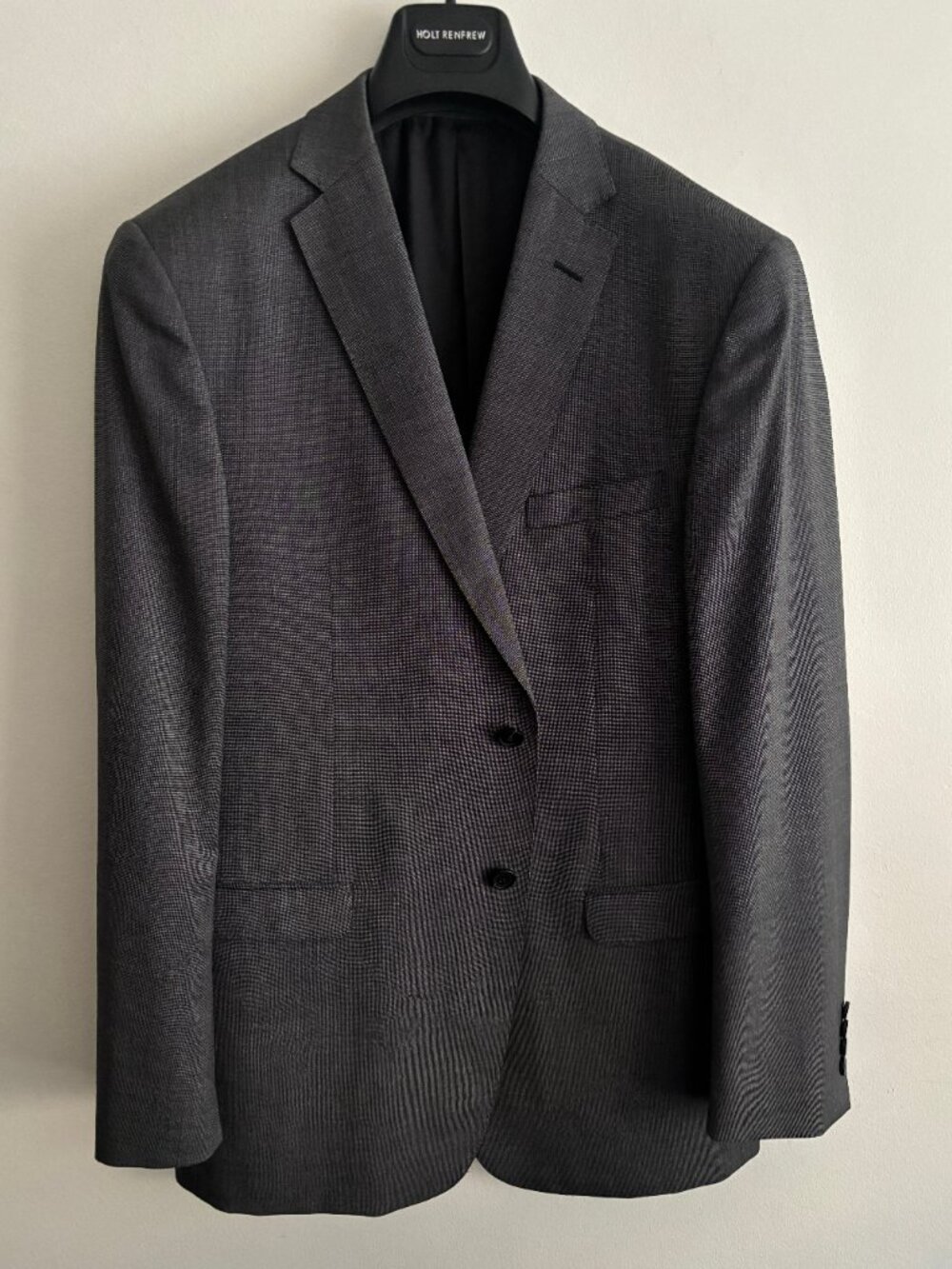 $2950 Z Zegna Steel Gray Two-Piece Wool Suit - 44 Long, Pants 36-37